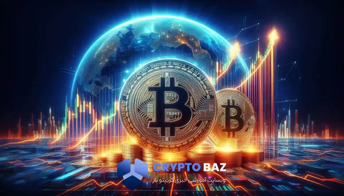 تصویر خبر صعود بیتکوین همراه با جهش سهام کریپتو