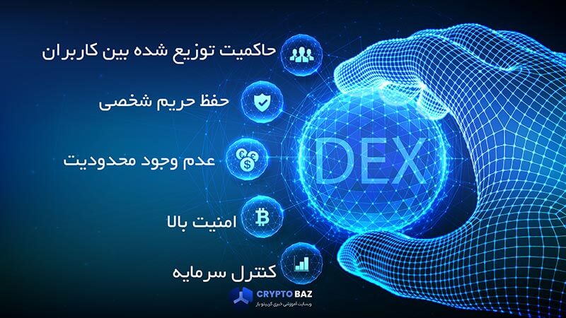 مزایای صرافی های غیر متمرکز